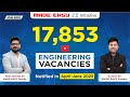 🚨 17,853 Engineering Jobs Out | Govt Vacancies April-June 2025 | ESE/ GATE/PSUs Aspirants Must Watch