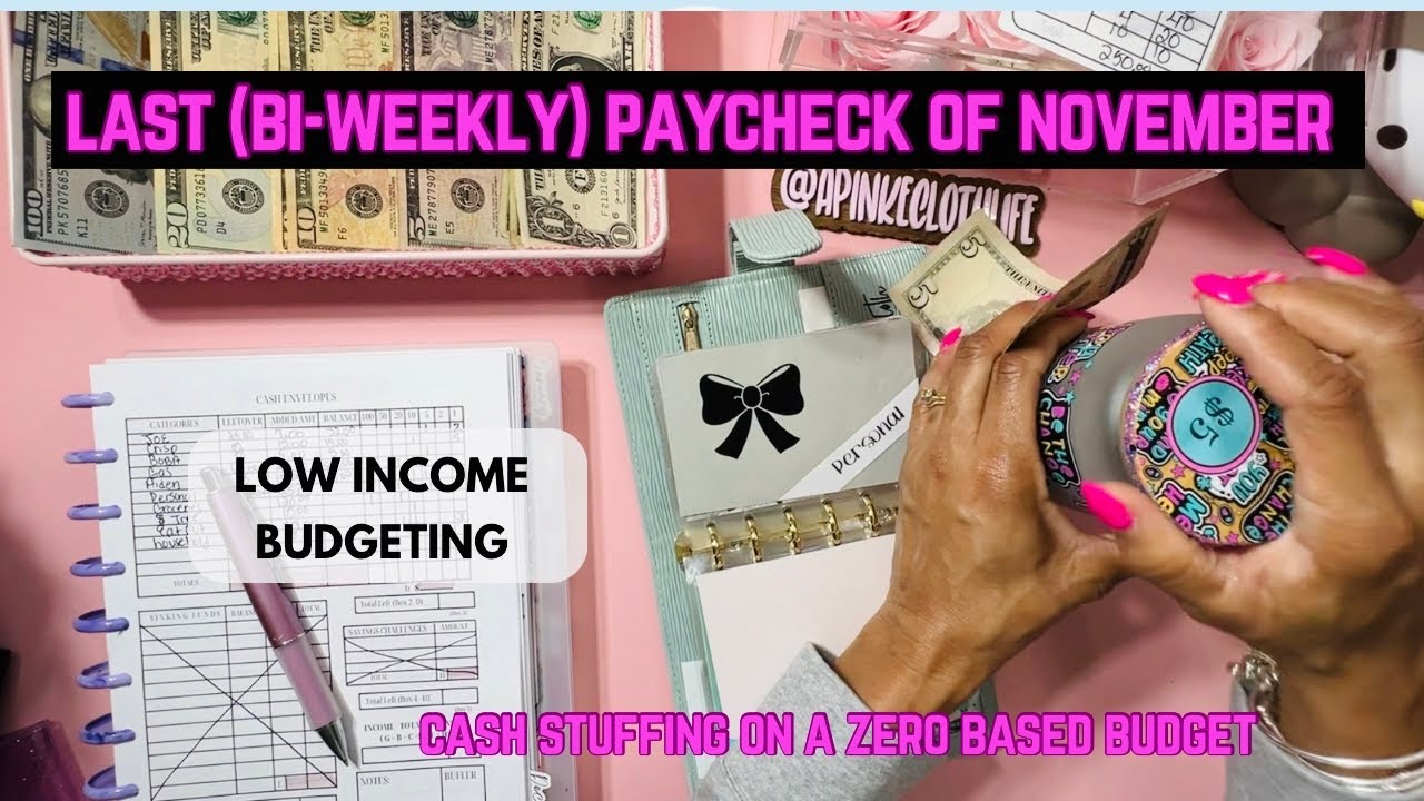 HOLIDAY CASH STUFFING | CASH ENVELOPE WALLET | 