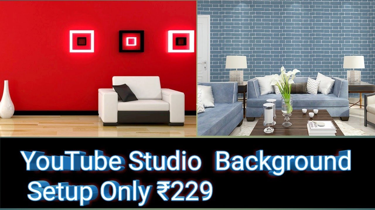 YouTube Studio Background Setup Only ₹229 | New Youtuber Must Watch #Hindi  - YouTube