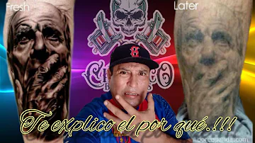 ¿Qué es la fase lechosa de un tatuaje?