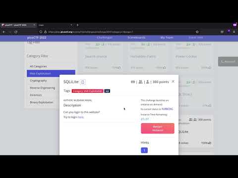 SQLiLite | picoCTF 2022