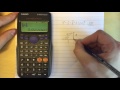 Introduksjon til kalkulatoren Casio fx-82ES PLUS