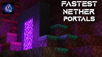 Fastest Speedrun Nether Portals