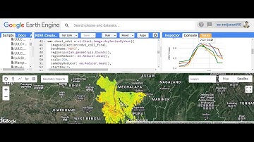 How to make  LST & NDVI time series chart for different land surfaces using Google Earth Engine