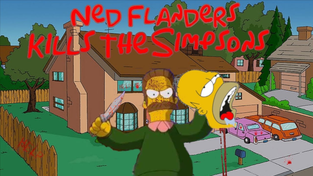 Ned Flanders Kills The Simpsons indie game - YouTube