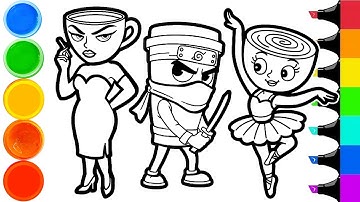 How To Draw Ballerina Capuccina💖Cappuccino Assassino | Italian Brainrot Memes Drawing | Step By Step