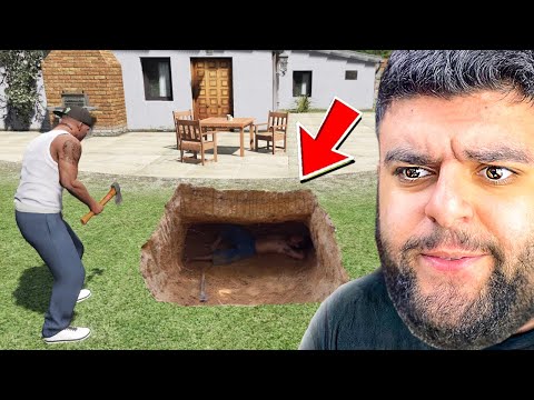 სახლის ბაღი გავთხარეთ და ნახეთ რა ვიპოვეთ GTA5 ში!