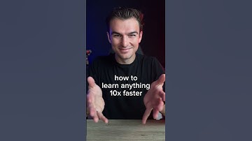 How to Learn ANYTHING 10x Faster (read description)