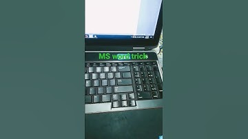 Computer Tricks in Microsoft Office trick.#shorts #pctricks #microsoftoffice #computertips #tech