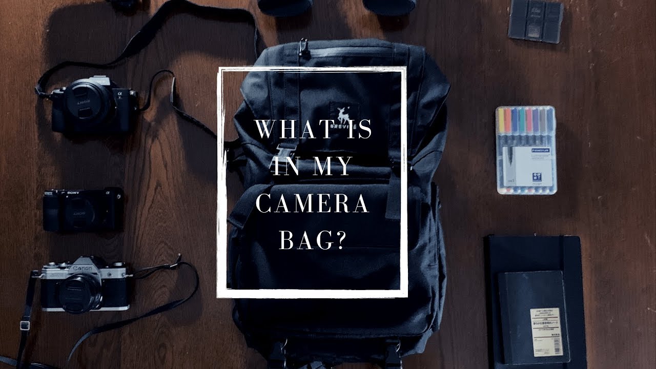 What's In My CAMERA BAG 2019