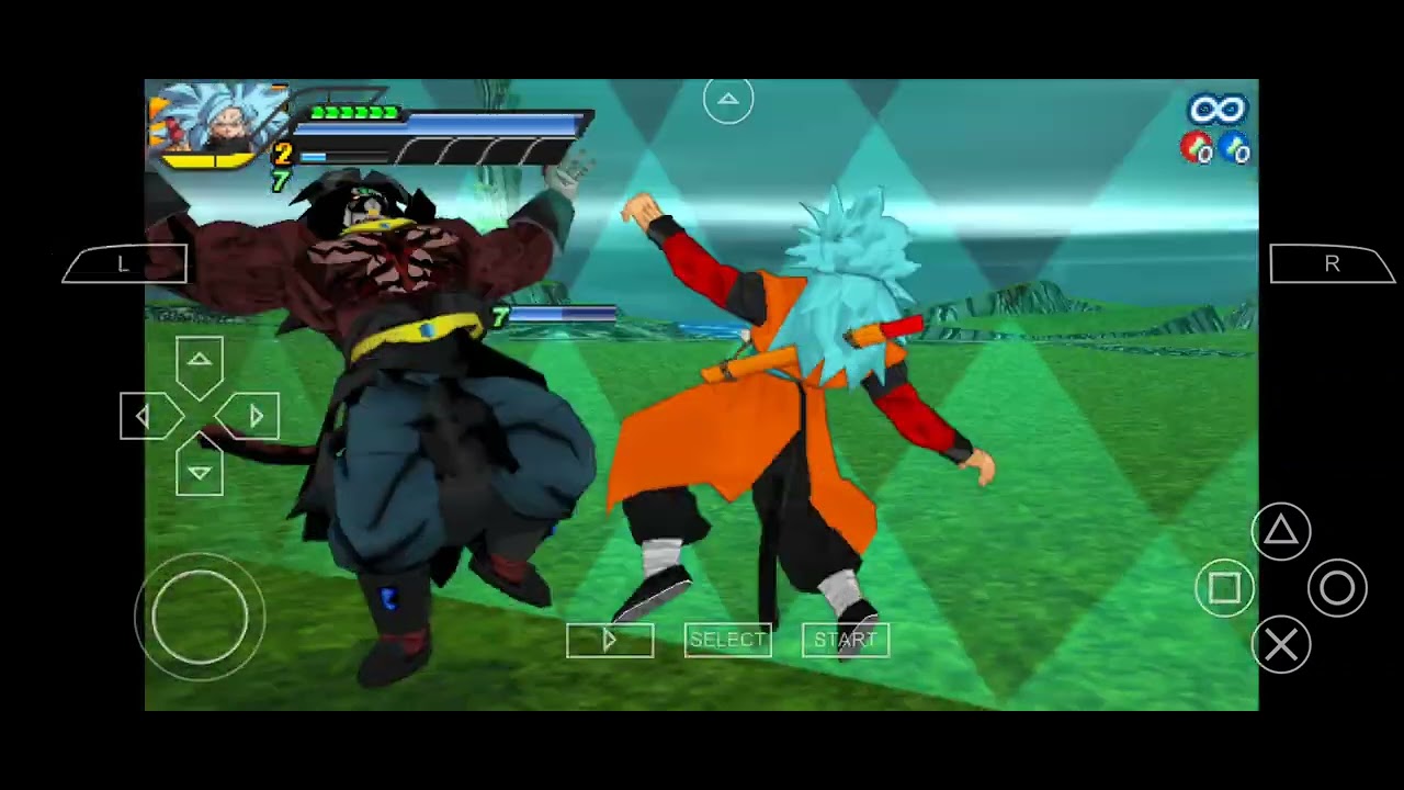 DragonBall Z Tenkaichi Tag Team Mods Super Saiyan Blue 4 Goku vs Dark Broly