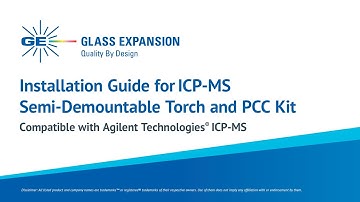 Installation Guide for ICP-MS Semi-Demountable Torch and PCC Kit