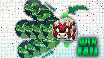 Agario Win/Fail #9 POP SPLIT (x16) SPLITS,BEST TRICK EVER