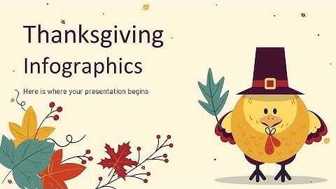 Thanksgiving infographics for PowerPoint by Greatppt.com