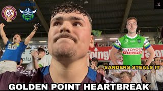 Golden Point Heartbreak… Raiders STUN Manly 😭 | Manly vs Raiders NRL Vlog | Round 1
