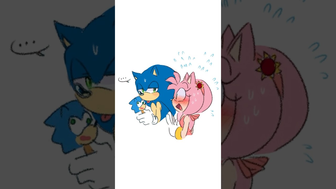 Ice Cream Date With Amy!🍦💖 ~ #sonamy #comicdub #rosesonic