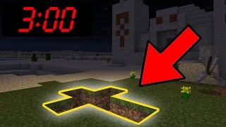 Playing Minecraft Pocket Edition at 3:00 AM using the SEED 666!!! screenshot 3