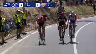 Richie Porte DROPPED On Willunga Hill