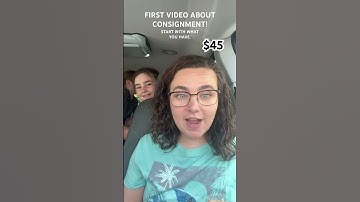 First Video About Consignment: Use What You Have