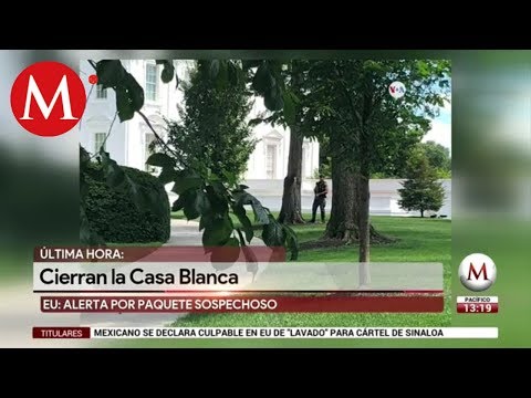 Casa Blanca cierra sus puertas por paquete sospechoso