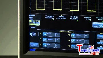 WaveSurfer Xs-B Oscilloscope Measure with Parameters