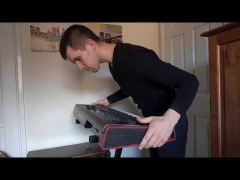 Neewer X Style Heavy Duty Folding Keyboard Stand Unboxing Youtube