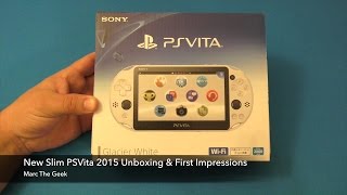 New Slim PSVita 2015 Unboxing & First Impressions