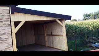 Projekt Wiata Garażowa 2020 r. w siedem Dni- how I build a carport