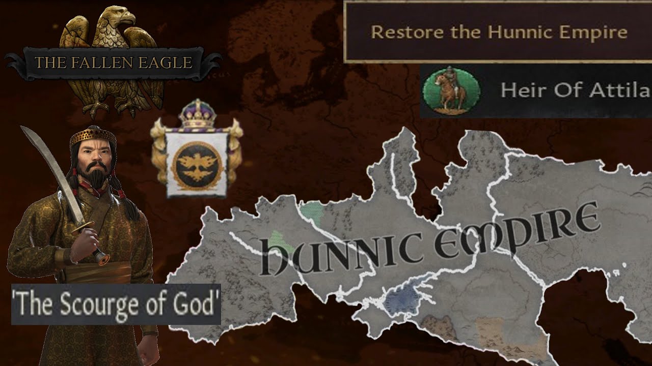 CK3 Fallen Eagle the Heir of Attila and restoring the Hunnic