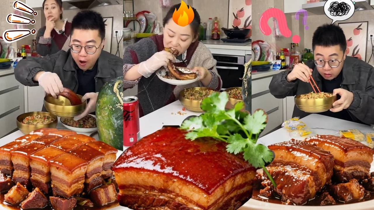 小气儿子想独吞红烧肉，我把肉全部吃光，给他个教训【林小志】