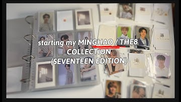 [SVT] Setting up my minghao photocard binder #1 🐸💎 #the8