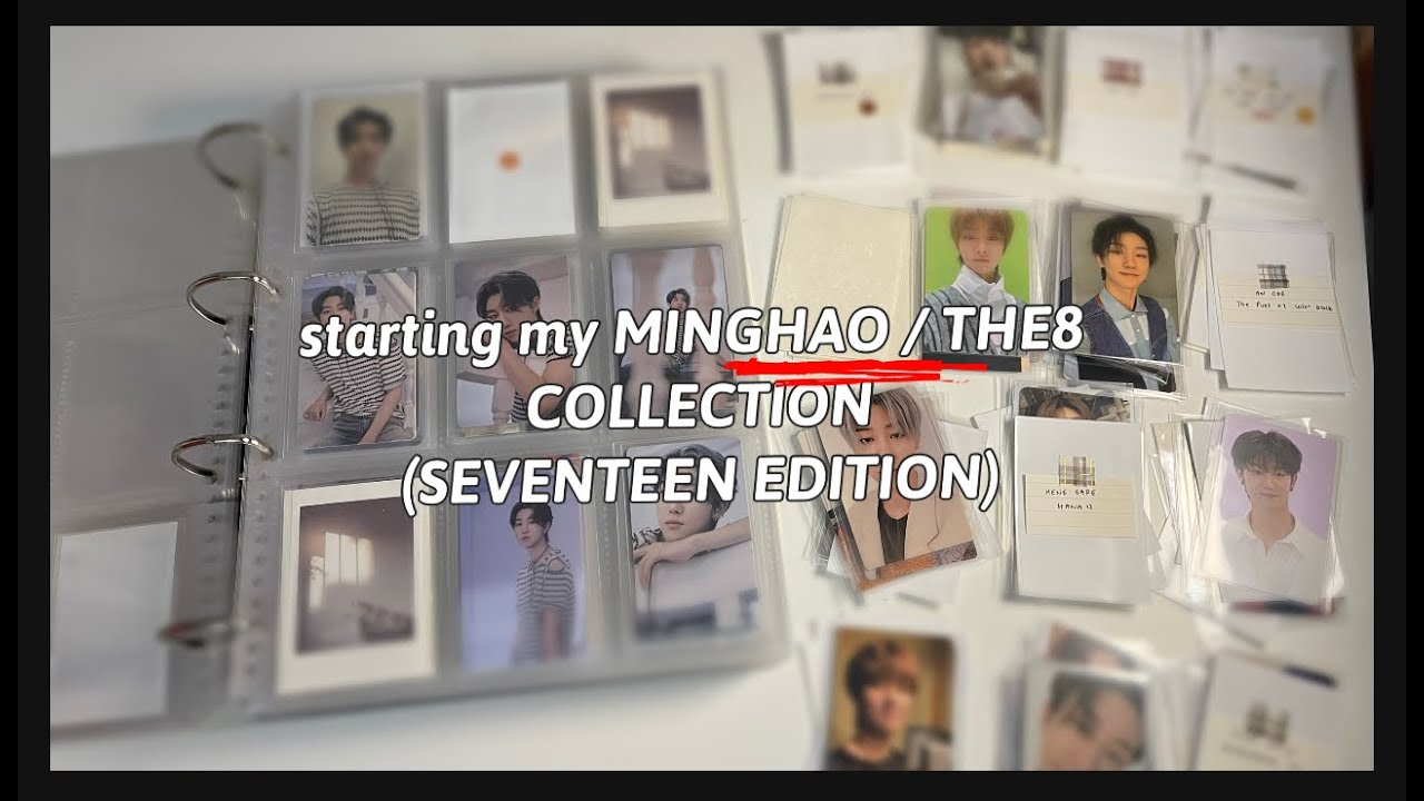 [SVT] Setting up my minghao photocard binder #1 🐸💎 