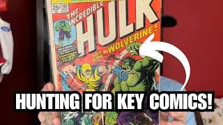 Hunting for KEY COMICS | Finding DEALS
