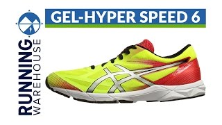 asics gel hyperspeed 6