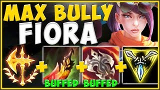 WTF! NEW DOUBLE ITEM BUFF TURNS FIORA INTO UNBEATABLE SPLIT PUSHER! FIORA GAMEPLAY League of Legends