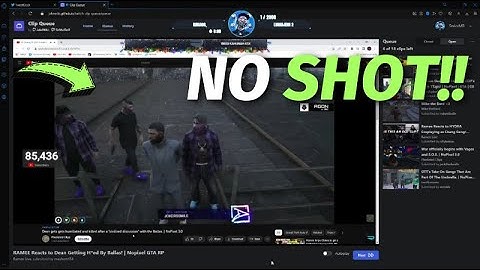 SwizzMB Reacts to Dean Getting Hoed By Ballas! | NoPixel RP | GTA | CG
