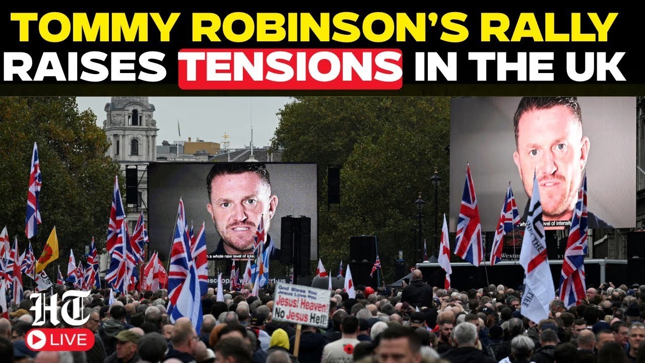 Robinson Rally LIVE: Far-Right Activist Tommy Robinson Stages ‘Unite The Kingdom ...