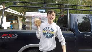 Unloading Firewood For The Winter