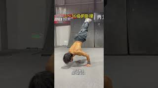 Moonlight Push Up Challenge Levels 1–36 What Level Are You At Street Workout Russian Push