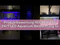 Produktbewertung NICREW C10 24/7 LED Aquarium Beleuchtung für Pflanzen, 28-42 cm, 10W, Vollspektrum