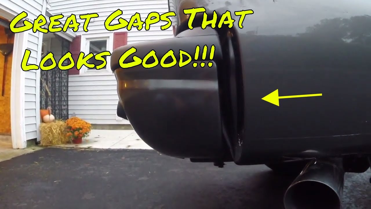 Ford f350 Rear Bumper Replacement - YouTube