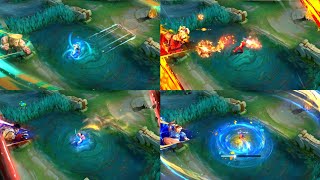 NEW 4 GAMEPLAY SKINS | STREET FIGHTER X MLBB - GUILE, CHUN-LI, KEN & RYU screenshot 1