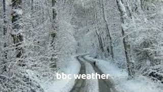BBC weather snow ❄️ sting