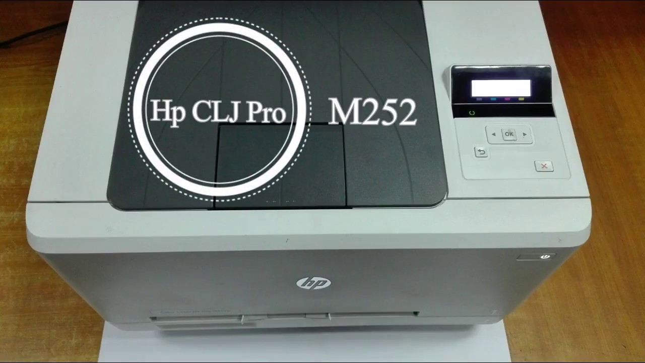 Checking Toner Levels HP Color LaserJet Pro M252 Supplies Status