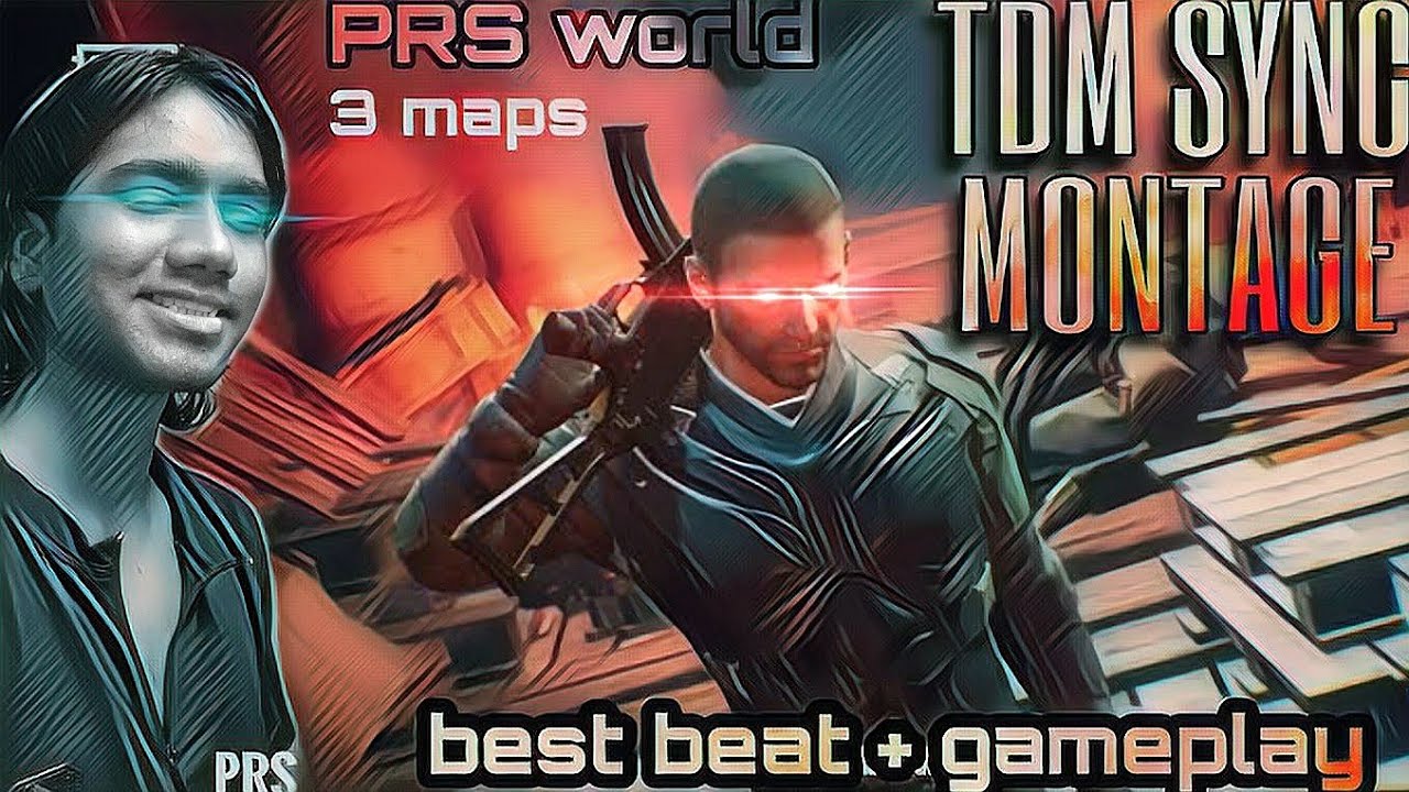 PUBGm beat sync montage TDM | Gun game library ( kinemaster 2)