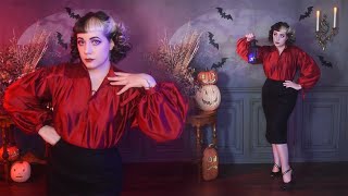 Making A Vampiric Silk Shirt // New Blouse Pattern