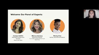 Virtual Town Hall: Youth Organizing, Movement Making and Creative Youth Development