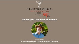 A history of California’s old vines - The Old Vine Conference 2025, Meeting of the Minds