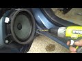 Toyota Rav4 Front Speaker Removal and Replacement