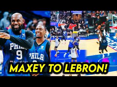 MAXEY TO LEBRON! Grabe yung Sixers Starting 5, Scrimmage Highlights! Lakers May Bagong Weapon!